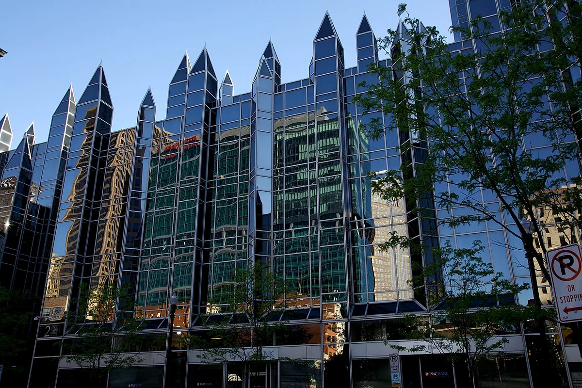 Modern commercial office building