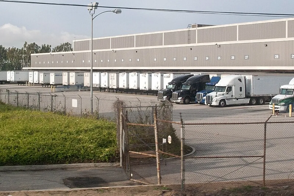 Modern industrial warehouse