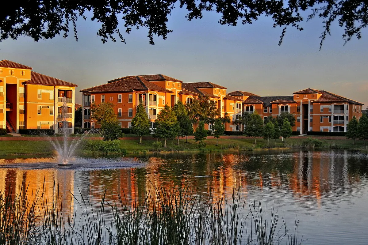 Modern multifamily apartment property